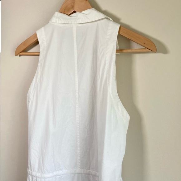 Banana Republic | Eyelet Lace Collared Dress | White Medium - Picture 2 of 9